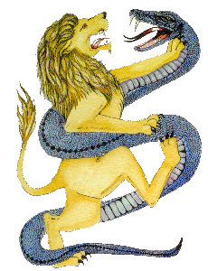 [ Lion and Serpent ]